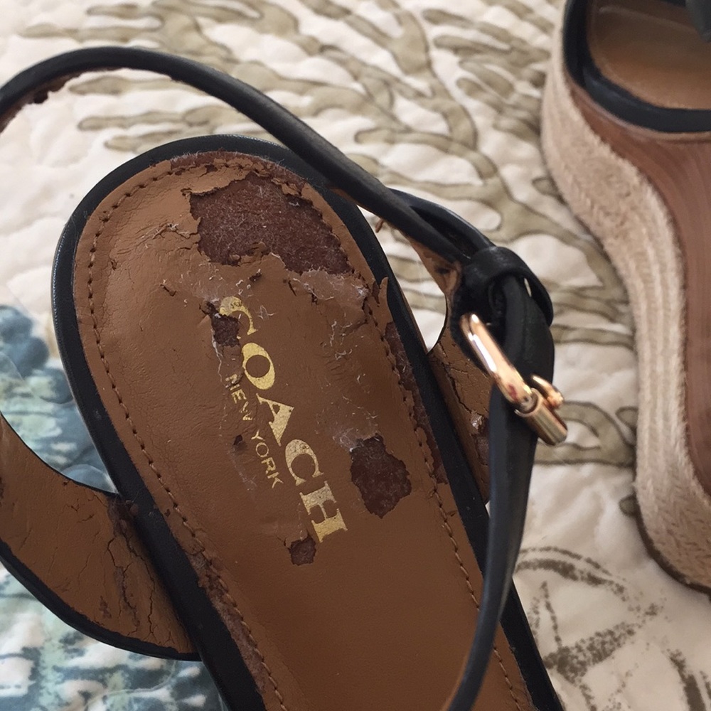Coach wedges ❤️ - Picture 3 of 7